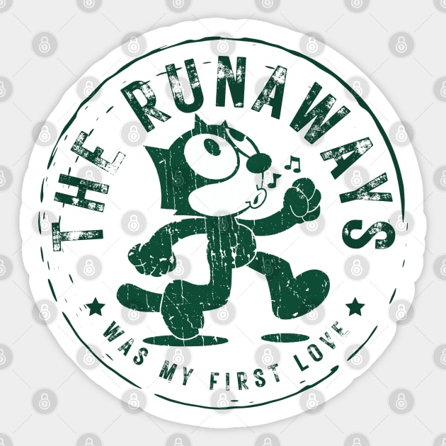 runaways was my first love Sticker by reraohcrot